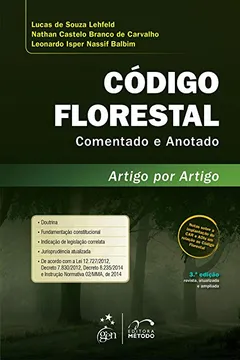 Capa do livro Código Florestal. Comentado e Anotado Artigo por Artigo