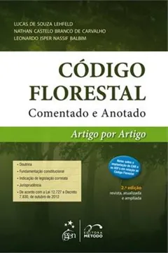 Capa do livro Código Florestal Comentado e Anotado