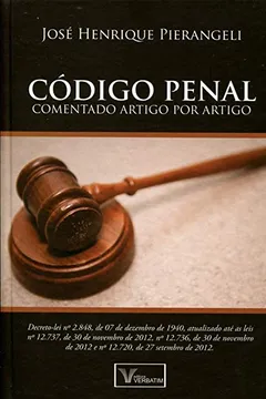 Livro Código Penal Comentado Artigo por Artigo - Resumo, Resenha, PDF, etc.