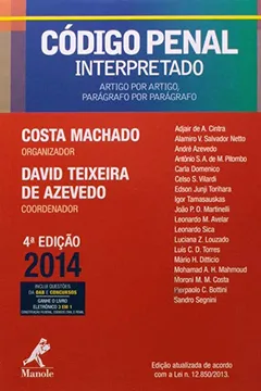 Capa do livro Código Penal Interpretado. Artigo por Artigo, Parágrafo por Parágrafo