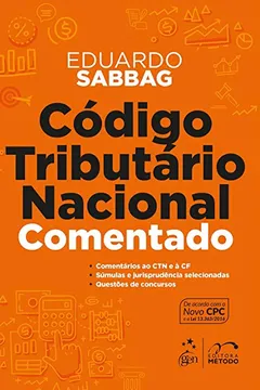 Livro Código Tributário Nacional Comentado - Resumo, Resenha, PDF, etc.