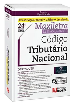 Livro Código Tributário Nacional. Constituição Federal + Código + Legislação - Resumo, Resenha, PDF, etc.
