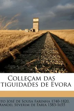 Capa do livro Colle Am Das Antiguidades de Evora