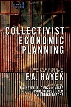 Livro Collectivist Economic Planning - Resumo, Resenha, PDF, etc.
