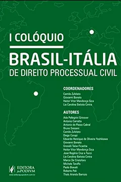 Capa do livro Colóquio Brasil-Itália de Direito Processual Civil