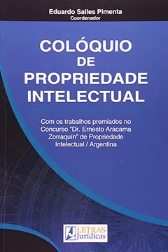 Capa do livro Colóquio de Propriedade Intelectual