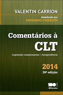 Livro Comentários a CLT - Resumo, Resenha, PDF, etc.