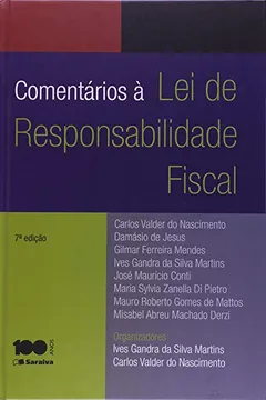 Livro Comentários à Lei de Responsabilidade Fiscal - Resumo, Resenha, PDF, etc.