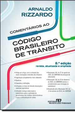 Livro Comentários Ao Código Brasileiro De Trânsito - Resumo, Resenha, PDF, etc.