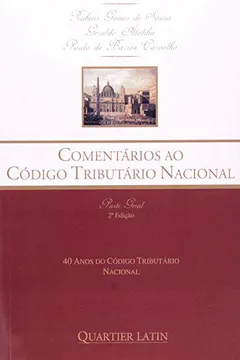 Livro Comentários ao Código Tributário Nacional - Resumo, Resenha, PDF, etc.