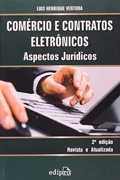 Capa do livro Comércio E Contratos Eletôrnicos. Aspectos Jurídicos