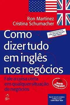 Capa do livro Como Dizer Tudo em Inglês nos Negócios
