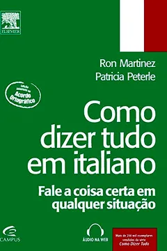 Livro Como Dizer Tudo em Italiano - Resumo, Resenha, PDF, etc.