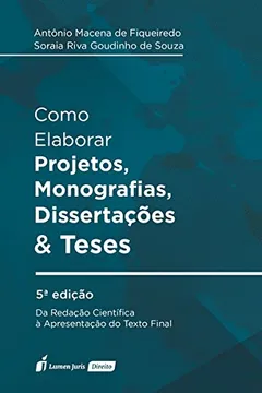 Livro Como Elaborar Projetos, Monografias, Dissertações e Teses - Resumo, Resenha, PDF, etc.