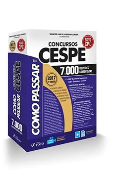 Livro Como Passar em Concursos CESPE. 7.000 Questões Comentadas - Resumo, Resenha, PDF, etc.