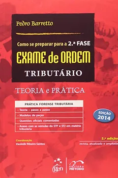 Livro Como Se Preparar Para A 2. Fase - Tributario - Resumo, Resenha, PDF, etc.