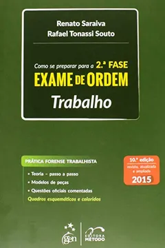 Livro Como Se Preparar Para a 2ª Fase Exame de Ordem. Trabalho - Resumo, Resenha, PDF, etc.