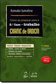 Livro Como Se Preparar Para O Exame De Ordem. 2ª Fase. Trabalho - Resumo, Resenha, PDF, etc.
