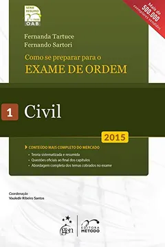 Livro Como Se Preparar Para o Exame de Ordem. Civil - Volume 1 - Resumo, Resenha, PDF, etc.