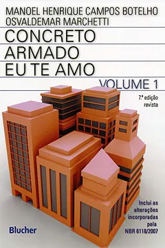 Livro Concreto Armado - Eu Te Amo - Volume 1 - Resumo, Resenha, PDF, etc.