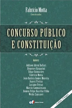 Livro Concurso Público E Constituição - Resumo, Resenha, PDF, etc.