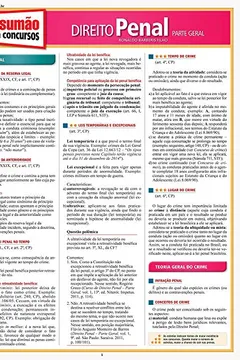 Livro Concursos Direito Penal. Parte Geral - Resumo, Resenha, PDF, etc.