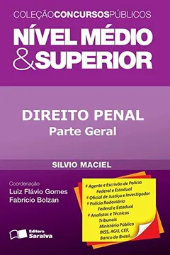 Livro Concursos Públicos. Nível Médio e Superior. Direito Penal - Resumo, Resenha, PDF, etc.