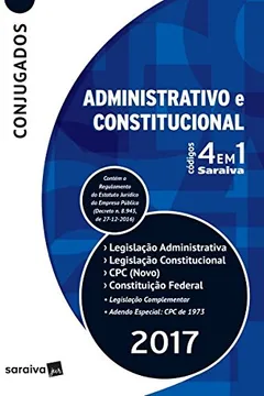Livro Conjugados. Administrativo e Constitucional 4 em 1 - Resumo, Resenha, PDF, etc.