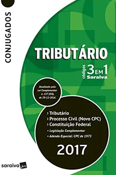 Livro Conjugados Códigos 3 em 1. Tributário - Resumo, Resenha, PDF, etc.