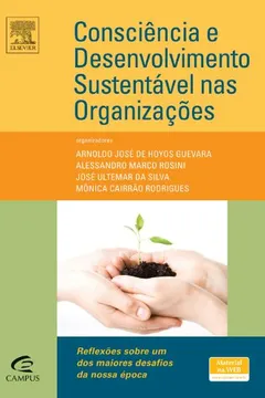 Capa do livro Consciência e Desenvolvimento Sustentável nas Organizações