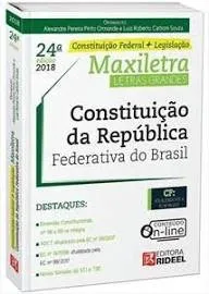 Livro Constituição da República Federativa do Brasil. Constituição Federal + Legislação - Resumo, Resenha, PDF, etc.