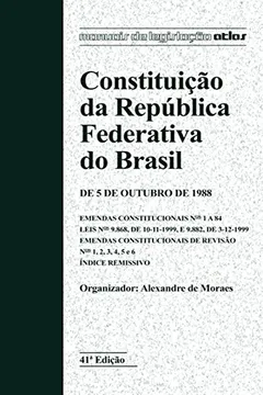 Livro Constituição da República Federativa do Brasil. De 5 de Outubro de 1988 - Coleção Manuais de Legislação Atlas - Resumo, Resenha, PDF, etc.