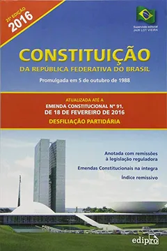 Livro Constituição da República Federativa do Brasil - Resumo, Resenha, PDF, etc.