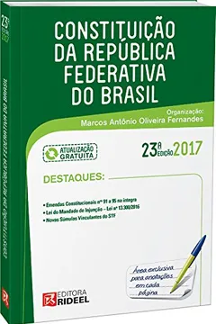Livro Constituição da República Federativa do Brasil - Resumo, Resenha, PDF, etc.