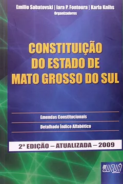 Livro Constituição do Estado de Mato Grosso do Sul - Resumo, Resenha, PDF, etc.