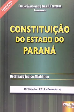 Livro Constituição do Estado do Paraná. Detalhado Índice Alfabético - Resumo, Resenha, PDF, etc.