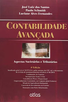 Livro Contabilidade Avançada. Aspectos Societários e Tributários - Resumo, Resenha, PDF, etc.