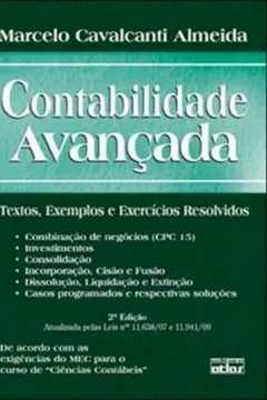 Livro Contabilidade Avançada - Resumo, Resenha, PDF, etc.