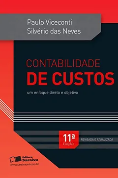Capa do livro Contabilidade de Custos. Um Enfoque Direto e Objetivo