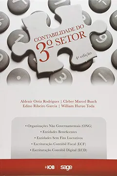 Livro Contabilidade do 3º Setor - Resumo, Resenha, PDF, etc.