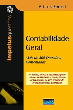 Livro Contabilidade Geral. Questões - Resumo, Resenha, PDF, etc.