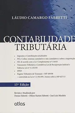 Livro Contabilidade Tributária - Resumo, Resenha, PDF, etc.