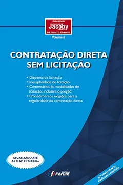 Livro Contratação Direta sem Licitação - Resumo, Resenha, PDF, etc.