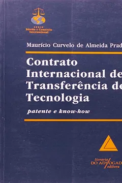 Livro Contrato Internacional de Transferência de Tecnologia - Resumo, Resenha, PDF, etc.