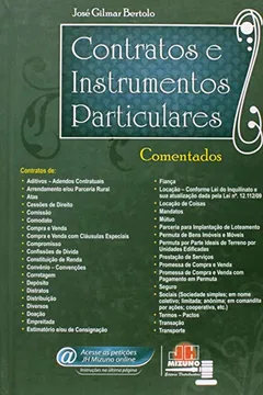 Livro Contratos E Instrumentos Particulares. Comentados - Resumo, Resenha, PDF, etc.