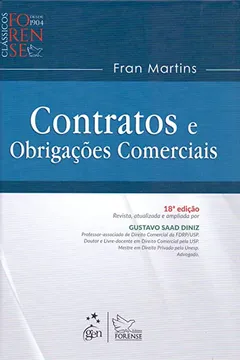 Livro Contratos e Obrigações Comerciais - Resumo, Resenha, PDF, etc.