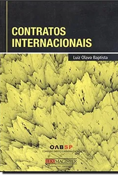 Livro Contratos Internacionais - Resumo, Resenha, PDF, etc.
