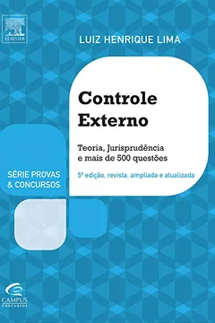 Livro Controle Externo - Série Provas e Concursos - Resumo, Resenha, PDF, etc.