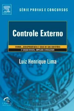 Livro Controle Externo. Teoria, Jurisprudencia E Mais De 500 Questões - Resumo, Resenha, PDF, etc.
