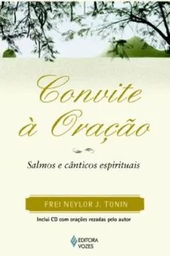 Capa do livro Convite a Oração. Salmos e Cânticos Espirituais